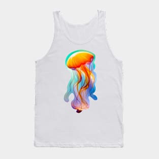 Colorful Jellyfish Tank Top